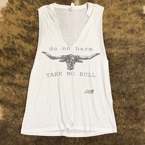 Consuela White Muscle Tee